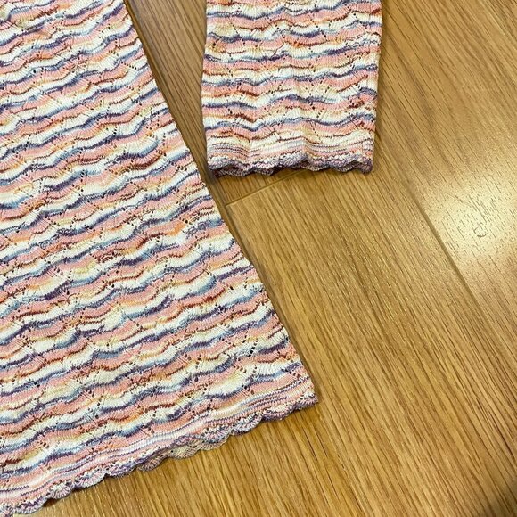 Vintage Camela Knit Pastel Cardigan Pink - Picture 12 of 15